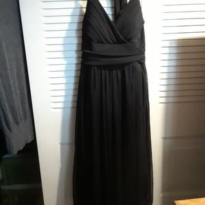 TRIXXI BLACK SHEER OVERLAY STRETCH DRESS S